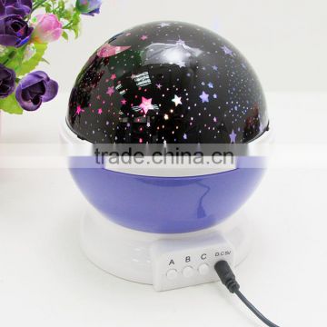 Led good price muti-color kids rgb rotating light led indoor decorative colorful indoor lamp light