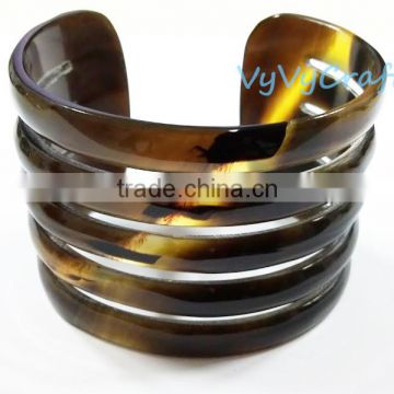 Buffalo horn jewelry, horn bangle, horn bracelet VVB-187