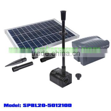 Solar pump for garden pond use (SPBL20-501210D)