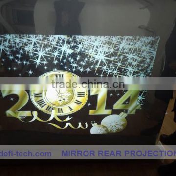 holographic transparent pvc matte projection screen fabric advertising screen