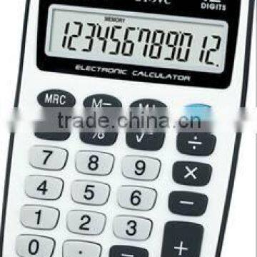 12 digit mini currency pocket calculator DT-9VC