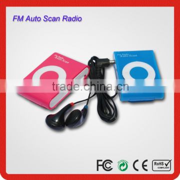 FM Radio, Radio FM, Mini FM Auto Scan Radio with Earphone