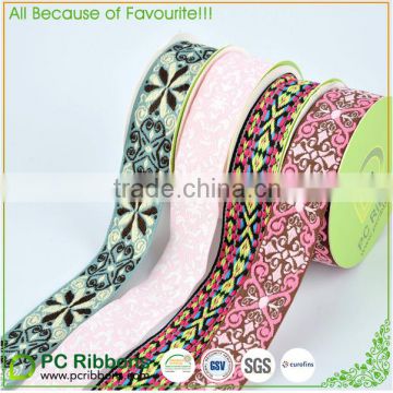 Beautiful jacquard ribbons for clothes