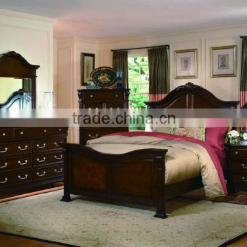 Timber Bed Muebles de dormitorio cama madera dormitorio principal master bedroom Type 1841