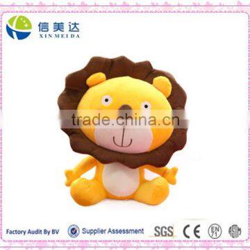 Cute Design Plush Yellow Lion Baby Stuffed Doll