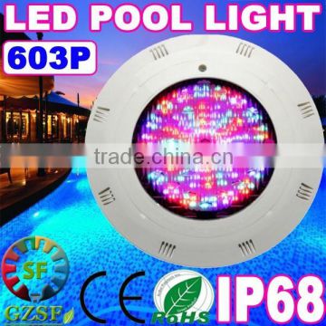 waterproof 100% 603P swimming led pool light 9W, led underwater with 2 years warranty