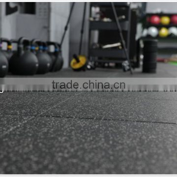 Safty crossfit rubber flooring mat weight lifting mat for gym