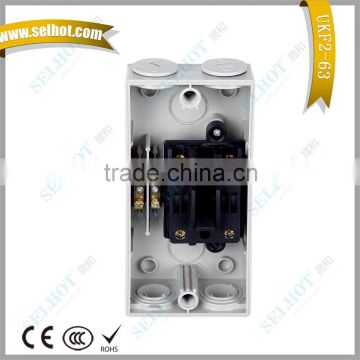 Ip56 Industrial Australian weather protected isolating switch 2P 63A