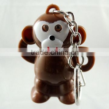plastic monkey keychain,wholesale,all types of keychains,promotional led keychain