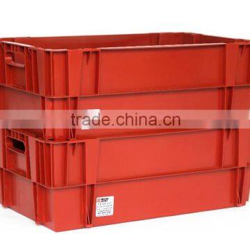 650*400*230mm Plastic 180 Degree Stack Nest Container