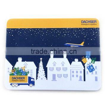 China made series luxury magnetic christmas rectangular gift tin box