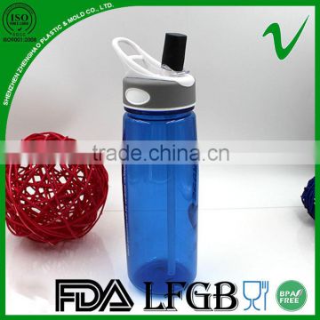 High quality cylinder 500ml plastic bottle PCTG with bpa free