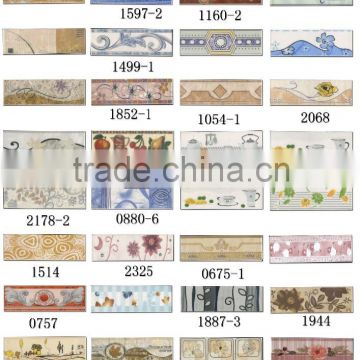 Cheap price facotry decorative ceramic border tile