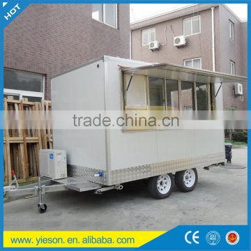 Factory Supply YS-FV350A Mobile Ice Cream Cart, Customized Logo Street Fast Food Cart/ Fast Food Trailer/ Fast Food Truck