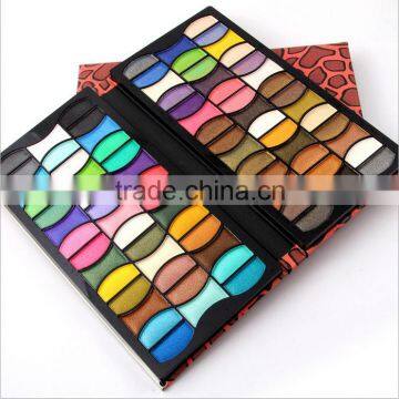 Chinese factories wholesale custom hot 82 color cosmetic box, portable eye shadow box