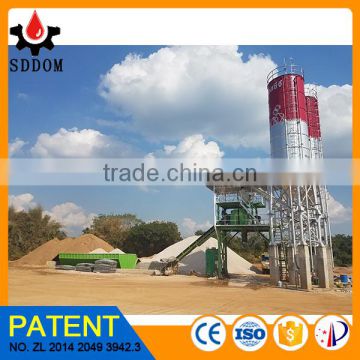 HZS75 stationary concrete batching plant madein china for sale