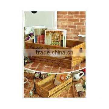 wooden tray decorative wood storage tray for sale