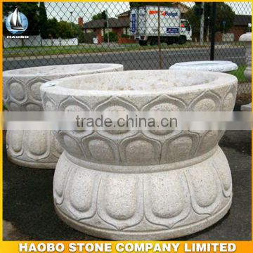 High quality granite cemetery decorative vases for hotels