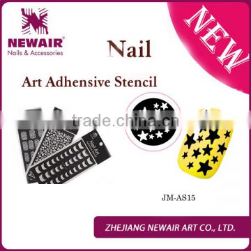 Zhejiang Joyme nail polish star new design nail stencil