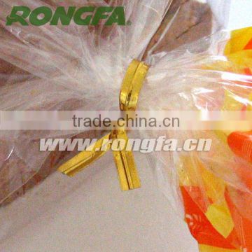 Precut Metallic Plastic Wire Twist Tie for bakery and candy shops
