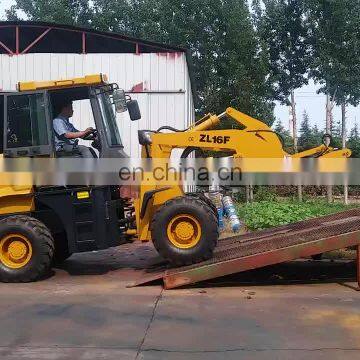 0.8m3 bucket capacity 1.6ton wheel loader with CE