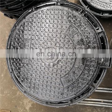 EN124 Iron Material and Construction Application ductile iron manhole cover