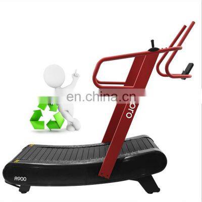 commerical use non-motorized Curved treadmill Assault  Fitness  AirRunner  Woodway  EcoMill Treadmill  Zero Electrical Treadmill