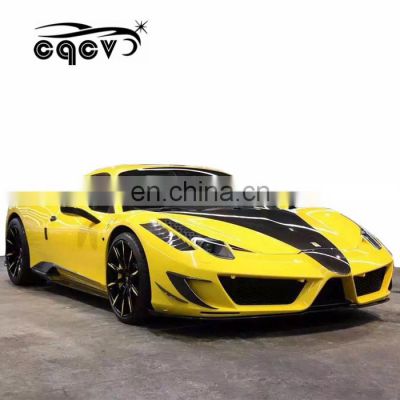 MS style car accessories for Ferrari 458 facelift body part