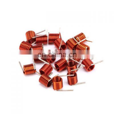 Air core inductor hollow toroidal copper air coil fixed inductor