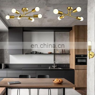 HUAYI New Products Modern Design House Surface Mounted Decorated Bedroom E27 Ceiling Light