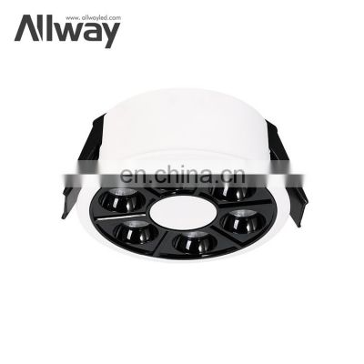 ALLWAY Manufacturer Price Circular Ceiling Recessed 8w 15w 20w 30w Led Downlight Spot Lights