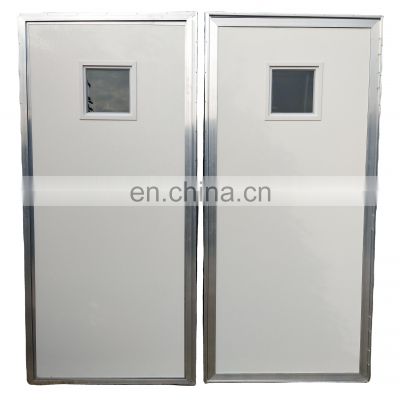 Fiber glass board  entrance  door fire door aluminum frame casement door