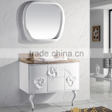 Modern design classic mirror solid wooden bathroom cabinet(EAST-26011)