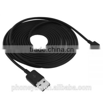 double sided usb port data sync micro angled right angle usb cable