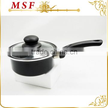 mini size pressed aluminum nonstick coating milk boiling pot forged aluminum imitation
