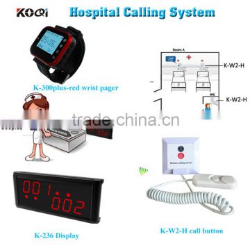 Nurse Calling Button System Wireless Pager Device used in the Hospital, Clinic
