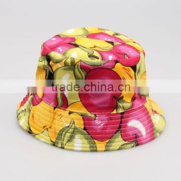 wholesale fruit printing bucket hats