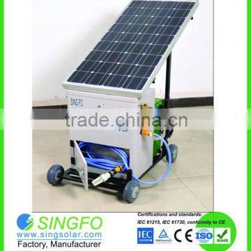 good quality solar water cleaner machine with CE approved
