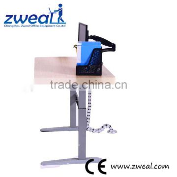 metal desk with wood top manufacturer wholesale