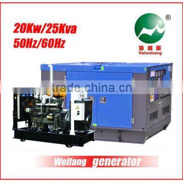 20kw Weifang Generator Powered by Weifang 4100D