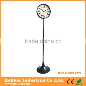 1.69m high metal stand up clock