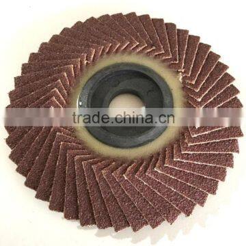 80-320grit 4inch 100mmx 16mm korea style flower-shaped flap disc aluminium oxideFlexible Flap Disc