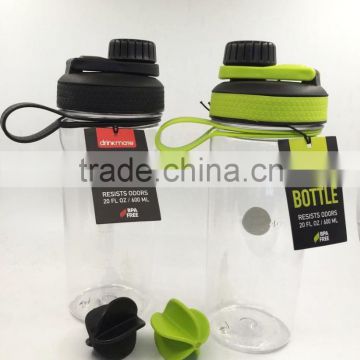 high quality Water Bottles for promotion Drinkware Type plastic shaker bottle
