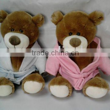 teddy bear in sleepcoat