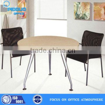 PG-6F-10A,Wooden Peiguo white round coffee table,small wooden round table,wooden office table design