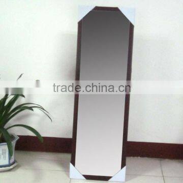 Hot selling plastic door mirror frame with standing