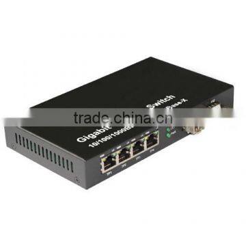 2 Sfp ports 1.25 G + 4 ports poe ethernet switch