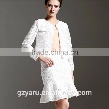 women white office slim cut elegant and sexy skirt suit