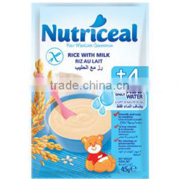 Baby food Nutriceal to mix with water or milk
