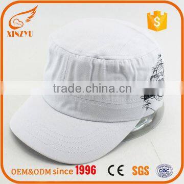 Blank promotional items china printed logo amry cap unisex military cap